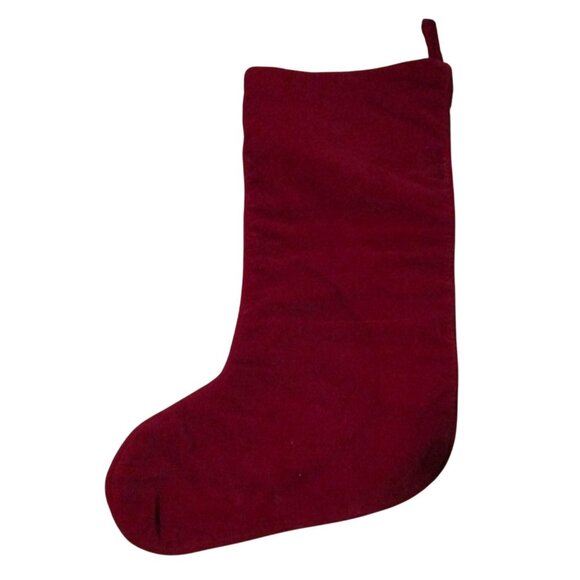 Vintage Imperial Elegance Needlepoint Christmas Stocking Angel Dove Velvet Back - Picture 3 of 8